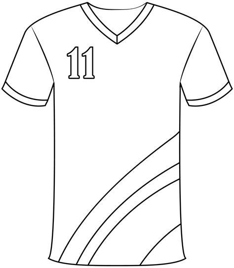 soccer jersey template